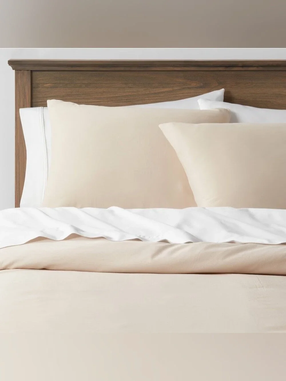 Threshold 2pc Twin/Twin Extra Long Washed Cotton Sateen Duvet Cover and Sham Set